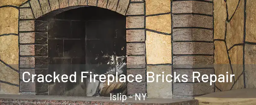  Cracked Fireplace Bricks Repair Islip - NY
