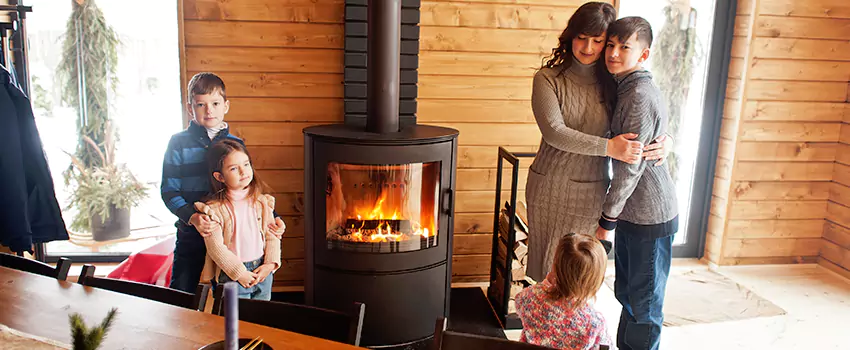 Morso Cast Iron Fireplace Insert Installation in Islip, New York