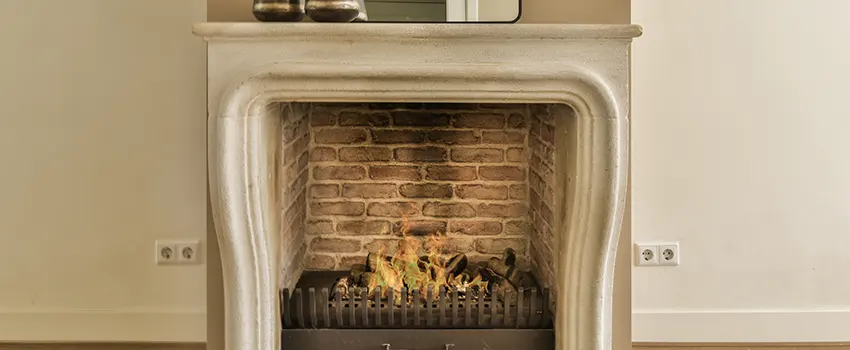 Vintage-style Fireplace Redesign in Islip, New York