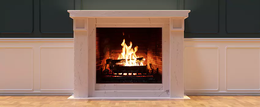 Open Flame Wood-Burning Fireplace Installation Services in Islip, New York