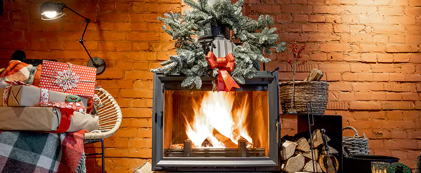 Travis Industries Linear Gas Fireplace Installation in Islip, New York