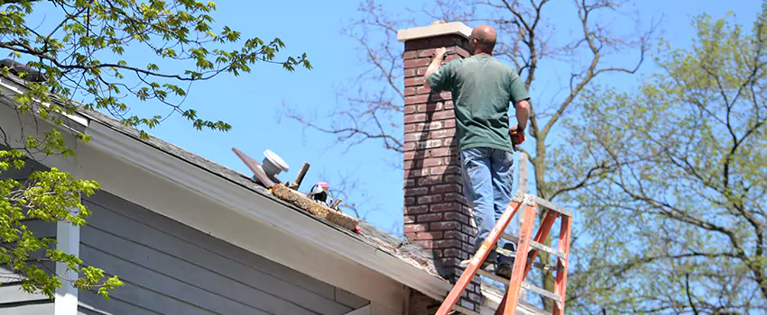 Vinyl and PVC Chimney Flashing Installation in Islip, NY